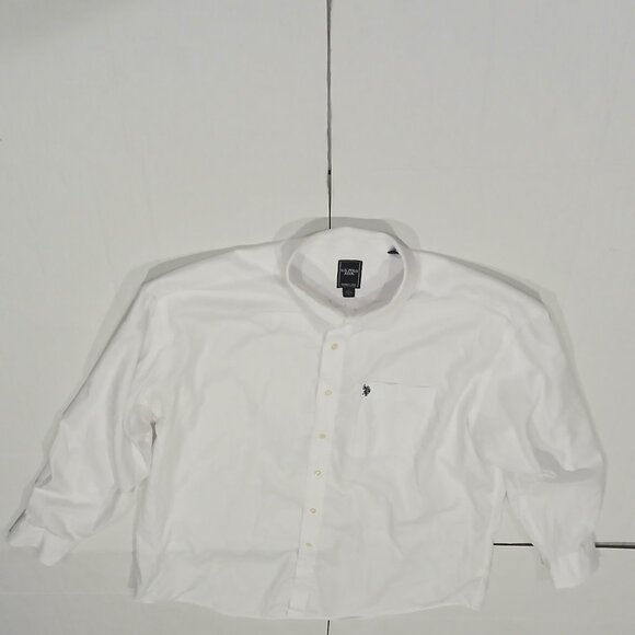 U.S Polo Assn White Shirt Wrinkle free men's Long Sleeve button Shirt Size XL. - Picture 3 of 14